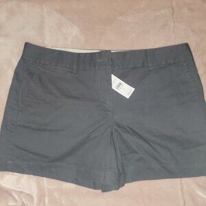 LOFT Cotton Shorts -Women's Size 8-Gray Cotton-4in INSEAM